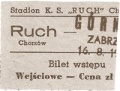 16 08 1970 Ruch Chorzow - Gornik Zabrze bilet.jpg